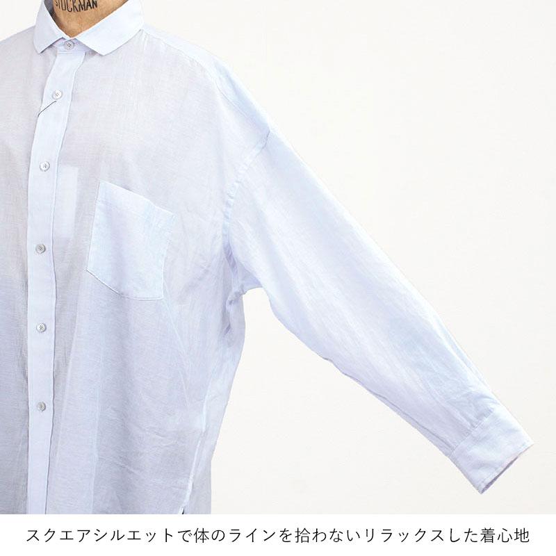 TICCA（ティッカ） シャツ ユニセックス コットンシルクBIGシャツ TBFS