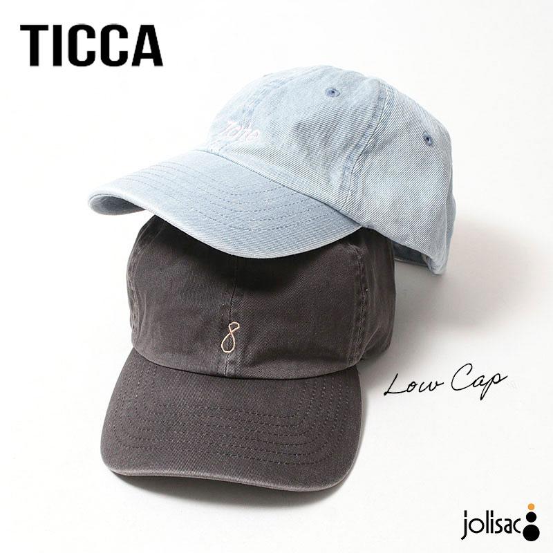 TICCA（ティッカ） キャップ コットン 洗い加工 TBFS-221 ローキャップ