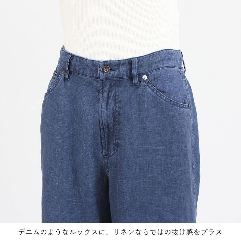 TICCA（ティッカ） パンツ レディース リネンガーメントダイパンツ