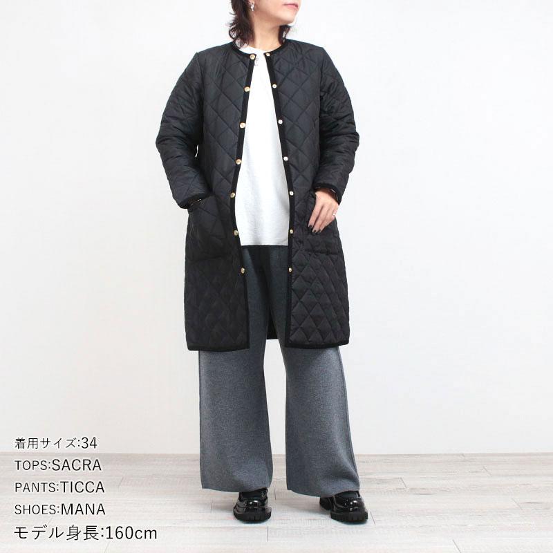 美品♪トラディショナルウェザー アークリーロング キルティング 黒 ry9 Traditional Weatherwear / トラディショナルウェザーウェア
