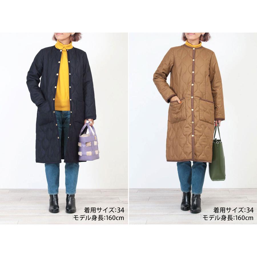 TRADITIONAL WEATHERWEAR アウター ARKLEY LONG アークリーロング へちまキルティングコート 22119016｜jolisac｜04