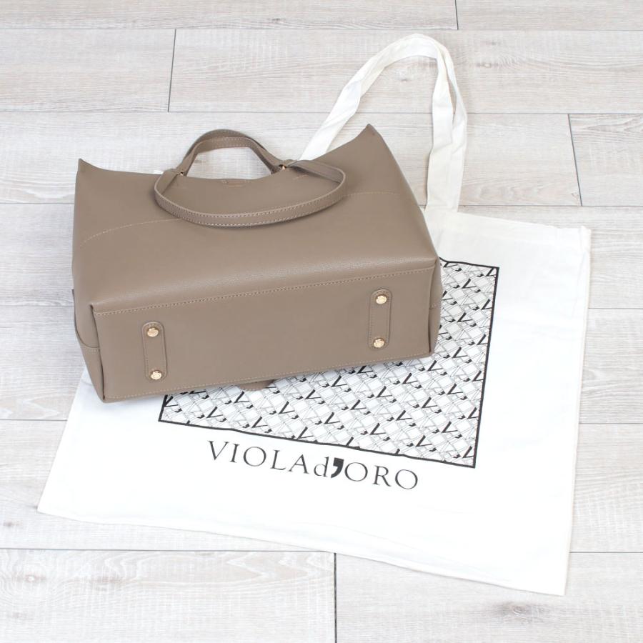 VIOLAd'ORO VIOLA d'ORO ヴィオラドーロ トートバッグ ヨコ型 W VIOLAd'ORO VIOLA d'ORO ヴィオラドーロ トートバッグ ヨコ型 W