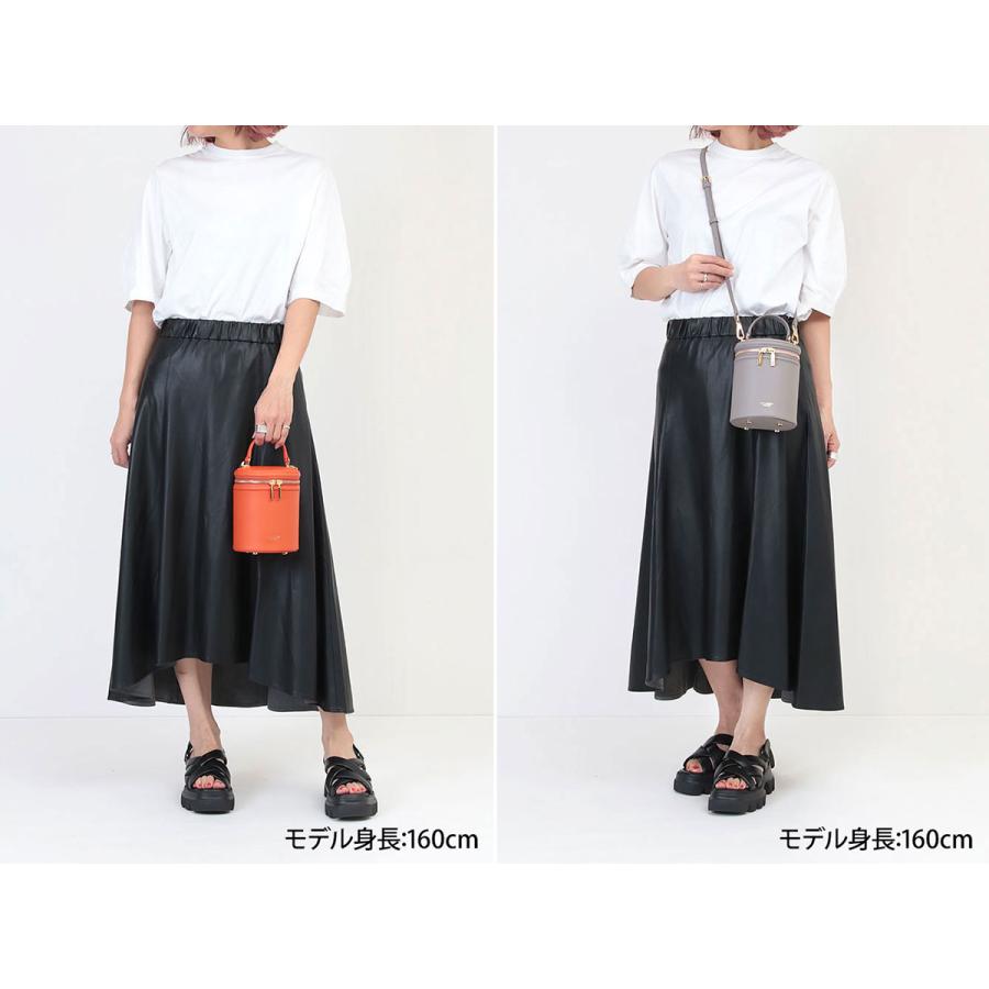 【美品】VIOLAd'ORO フォックスファー　レザー　ボディバッグ　グレー系 美品】VIOLAd'ORO フォックスファー レザー ボディバッグ グレー