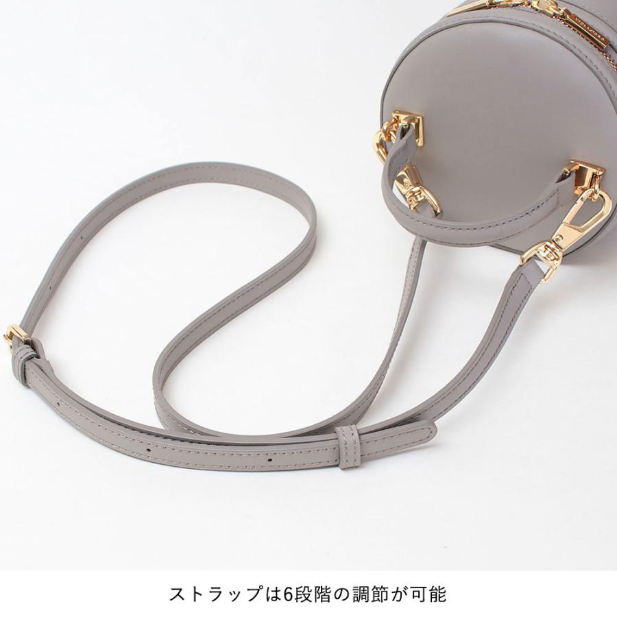 VIOLAd'ORO ヴィオラドーロ バッグ バニティ 筒形 イタリアンスプリットレザー V-1470 SALE30%OFFの画像
