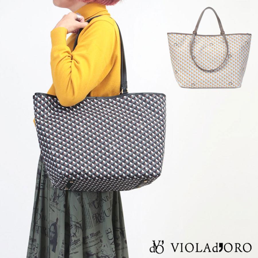 VIOLAd'ORO VIOLA d'ORO バッグ モノグラム 2WAY ナイロン VIOLAd'ORO VIOLA d'ORO バッグ モノグラム 2WAY ナイロン