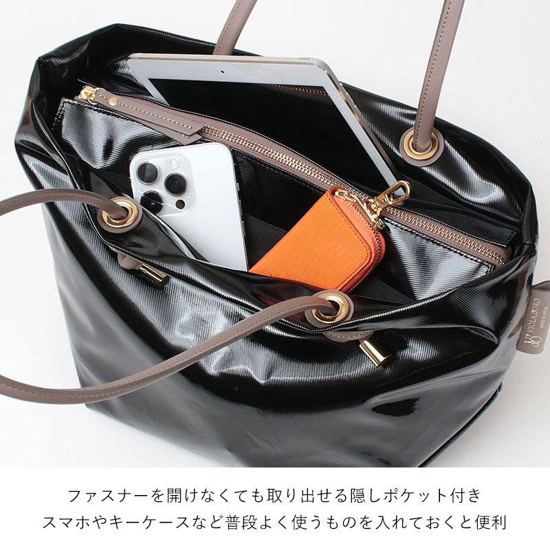 VIOLAd'ORO（ヴィオラドーロ） トートバッグ ビアンカ PVCトート