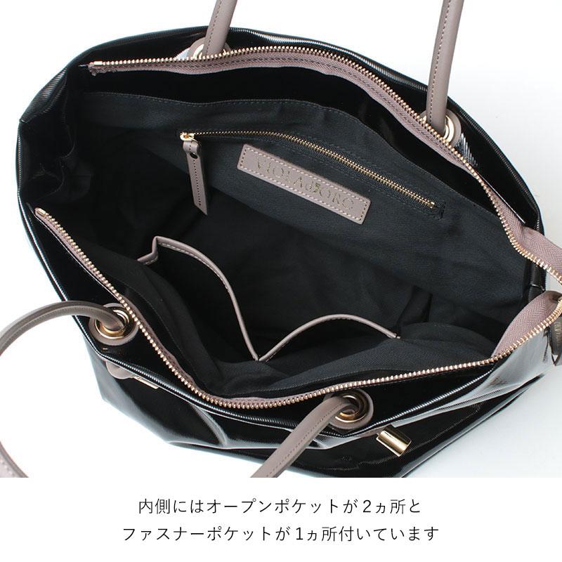 VIOLAd'ORO（ヴィオラドーロ） トートバッグ ビアンカ PVCトート