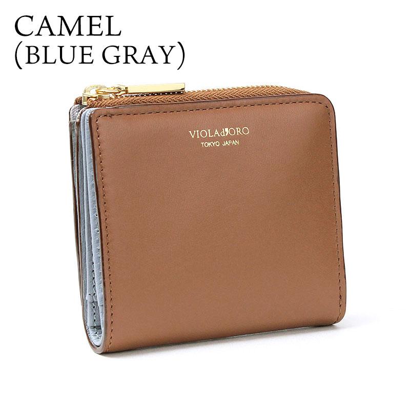 VIOLAd'ORO ヴィオラドーロ PORTA ポルタ 二つ折りL字型財布 VIOLAd'ORO（ヴィオラドーロ） 財布 2つ折り レディース L字ファスナー