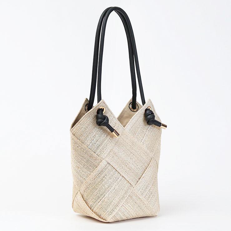 VIOLAd'ORO ヴィオラドーロ かごバッグ MIRO アバカ メッシュ