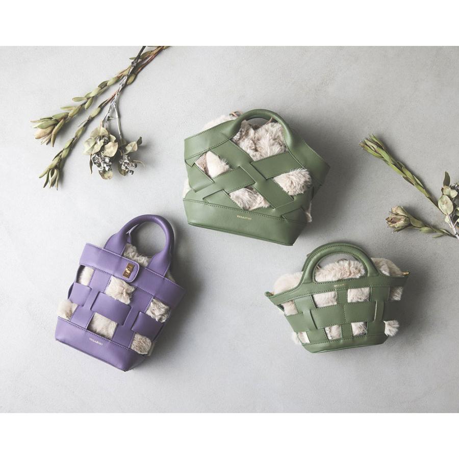 VIOLAd’ORO ヴィオラドーロ 巾着バッグ グレージュ レザー 美品 VIOLAd'ORO ヴィオラドーロ イタリアンWフェイスレザー巾着バッグ