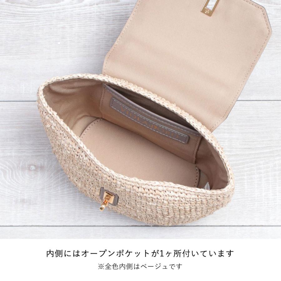 VIOLAd'ORO ヴィオラドーロ かごバッグ 2WAYショルダー ラフィア VIOLAd'ORO ヴィオラドーロ かごバッグ 2WAYショルダー ラフィア