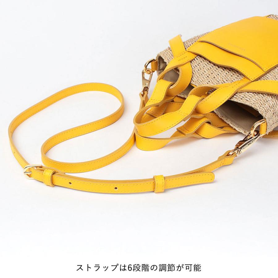 VIOLAd'ORO ヴィオラドーロ かごバッグ 2WAY ミニアバカトート VIOLAd'ORO ヴィオラドーロ かごバッグ 2WAY ミニアバカトート
