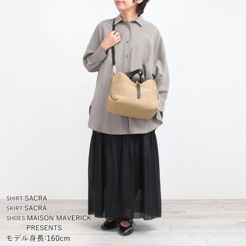 VIOLAd'ORO（ヴィオラドーロ） かごバッグ 2WAY ラフィアシート