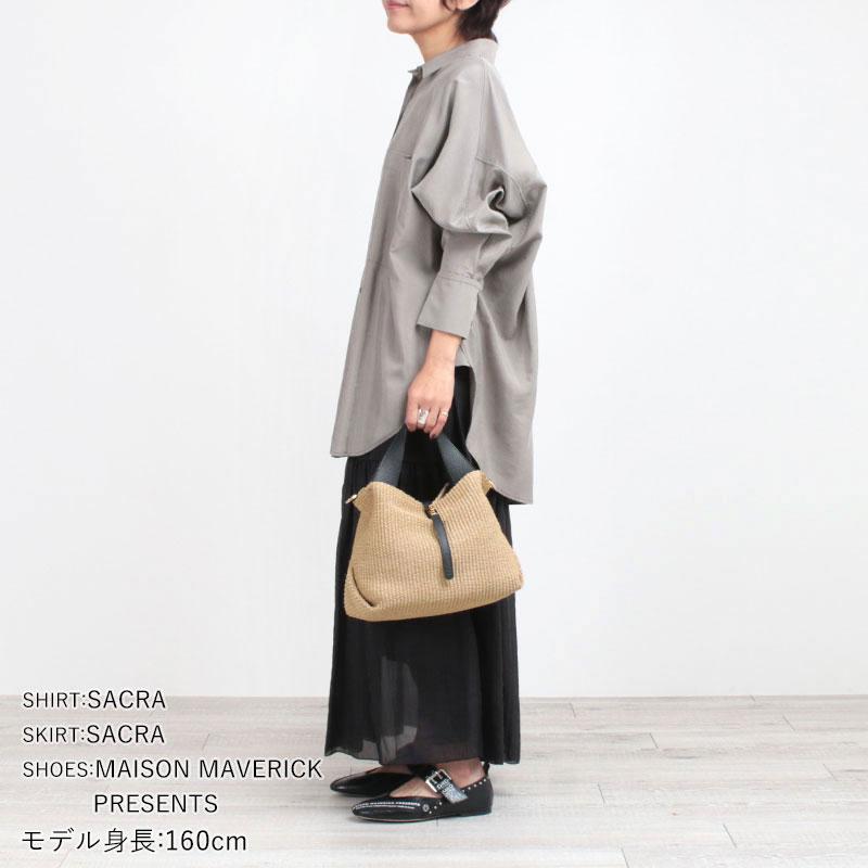 VIOLAd'ORO（ヴィオラドーロ） かごバッグ 2WAY ラフィアシート