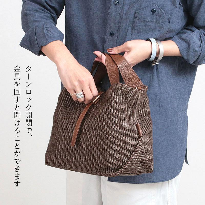 VIOLAd'ORO（ヴィオラドーロ） かごバッグ 2WAY ラフィアシート