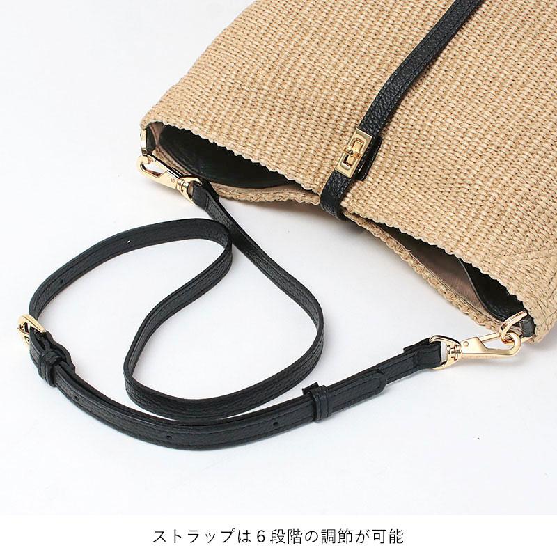 VIOLAd'ORO（ヴィオラドーロ） かごバッグ 2WAY ラフィアシート
