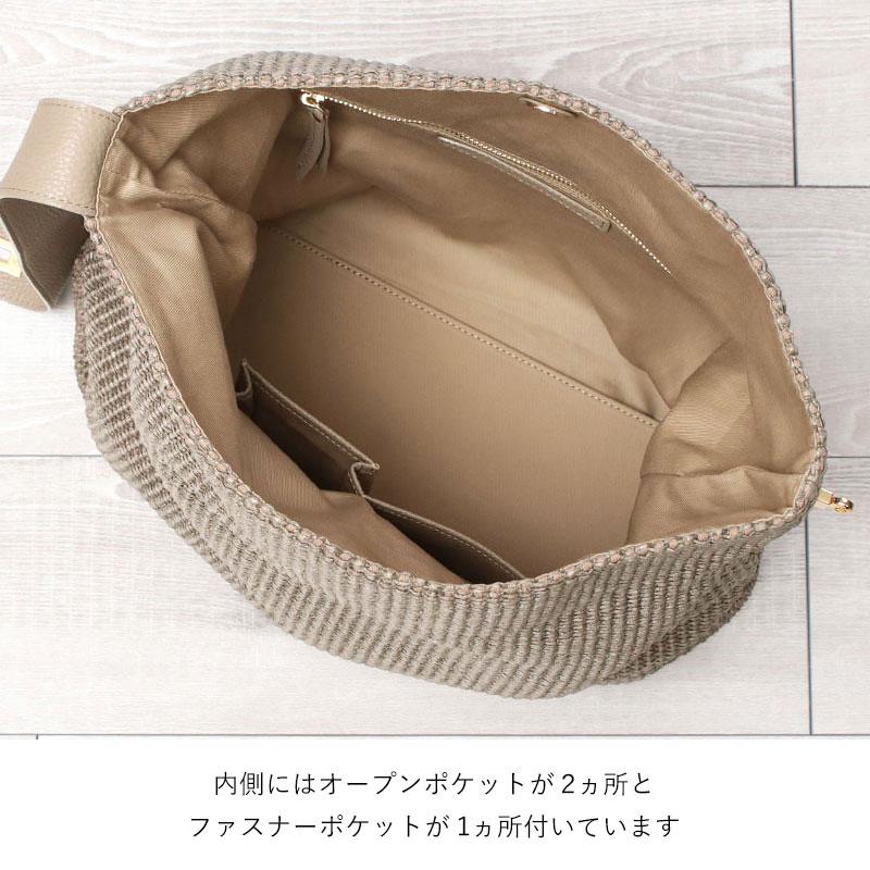 VIOLAd'ORO ヴィオラドーロ かごバッグ ラフィアシート ホーボー VIOLAd'ORO ヴィオラドーロ かごバッグ ラフィアシート ホーボー