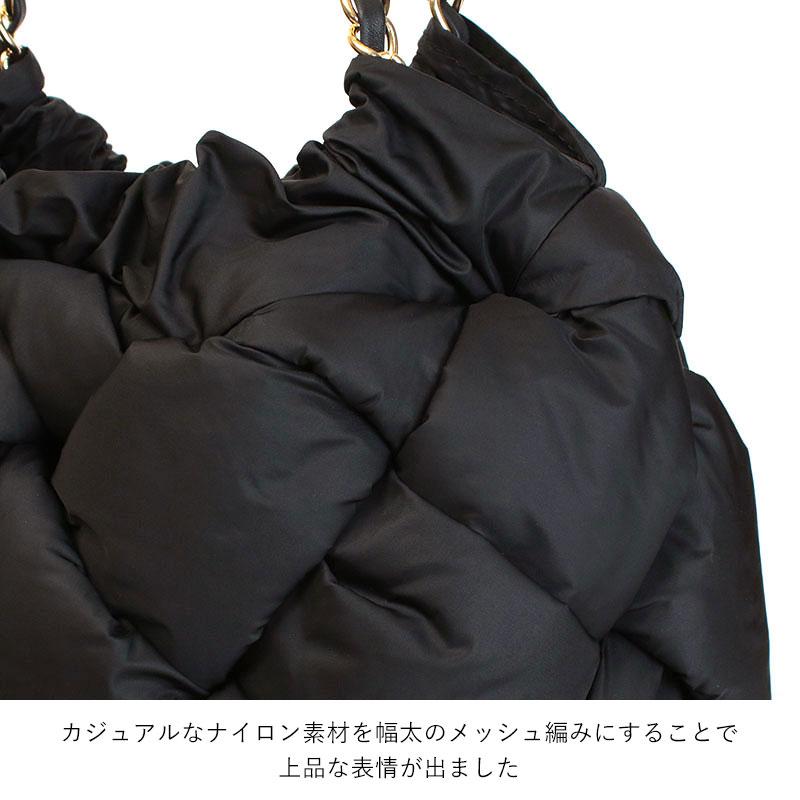VIOLAd'ORO ヴィオラドーロ バッグ ナイロンメッシュ チェーン VIOLAd'ORO ヴィオラドーロ バッグ ナイロンメッシュ チェーン