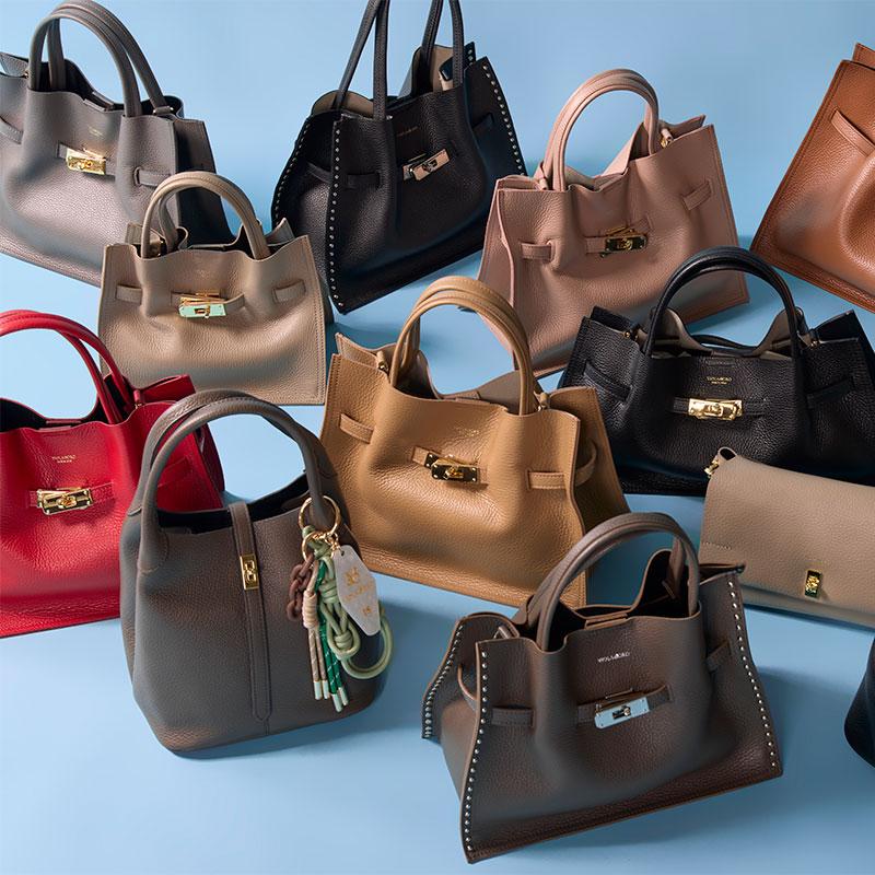 VIOLAd'ORO トートバッグ ヴィオラドーロ MIRO STUDS スタッズ