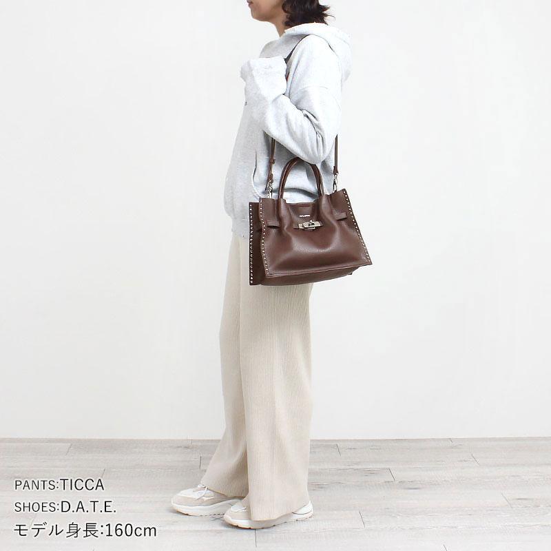 VIOLAd'ORO（ヴィオラドーロ） トートバッグ MIRO STUDS スタッズ 2WAY