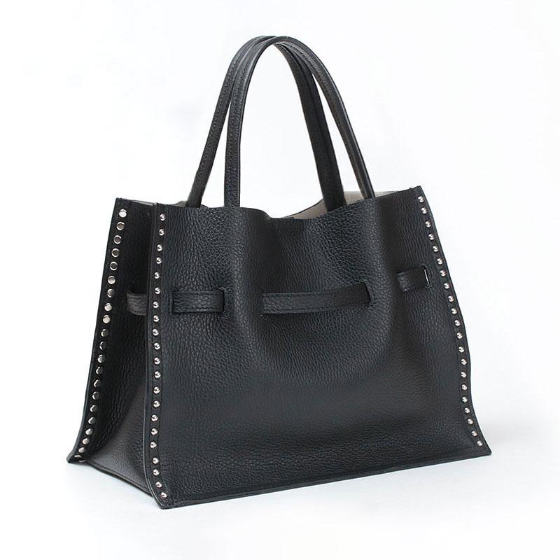 VIOLAd'ORO（ヴィオラドーロ） トートバッグ MIRO STUDS スタッズ 2WAY