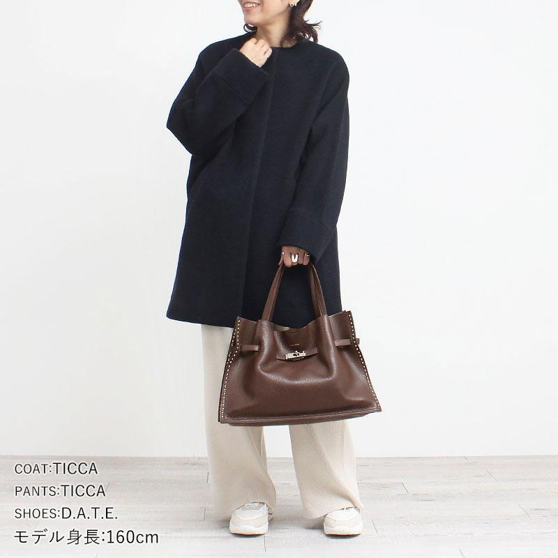 VIOLAd'ORO（ヴィオラドーロ） トートバッグ スタッズ付き MIRO STUDS