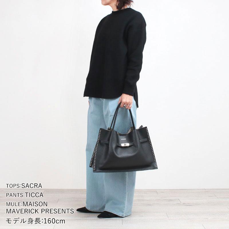 VIOLAd'ORO（ヴィオラドーロ） トートバッグ スタッズ付き MIRO STUDS