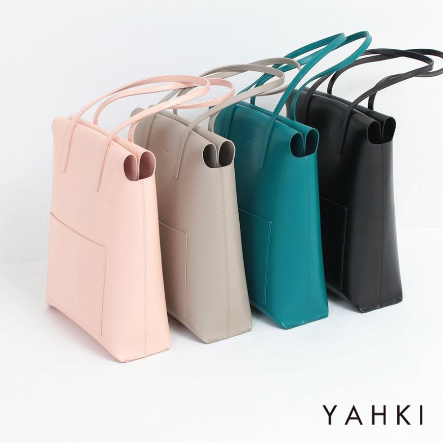 YAHKI ヤーキ バッグ スクエアトート 床革 YH-551 YAHKI ヤーキ バッグ 約