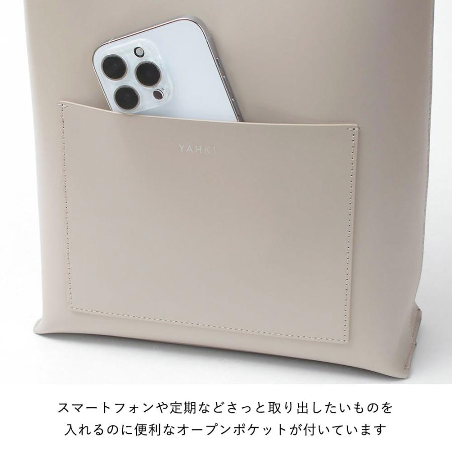 YAHKI ヤーキ バッグ スクエアトート 床革 YH-551 YAHKI ヤーキ バッグ 約