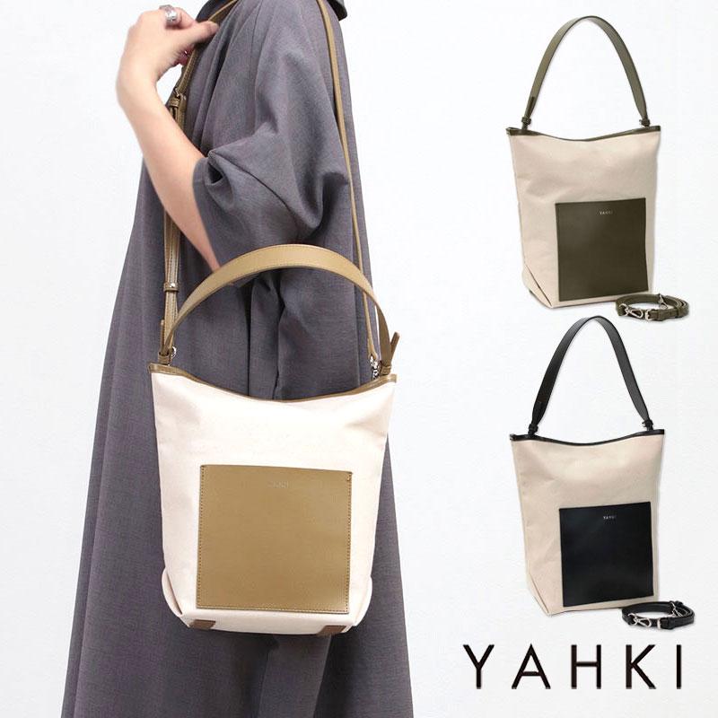 YAHKI ヤーキ バッグ キャンバス2WAY バケツ型 YH-570 : バッグと財布  