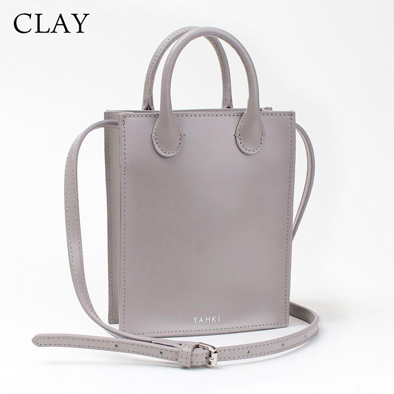 YAHKI スクエアショルダーバッグ YAHKI ショルダーバッグ バッグ ○YAHKI 2WAYスクエア