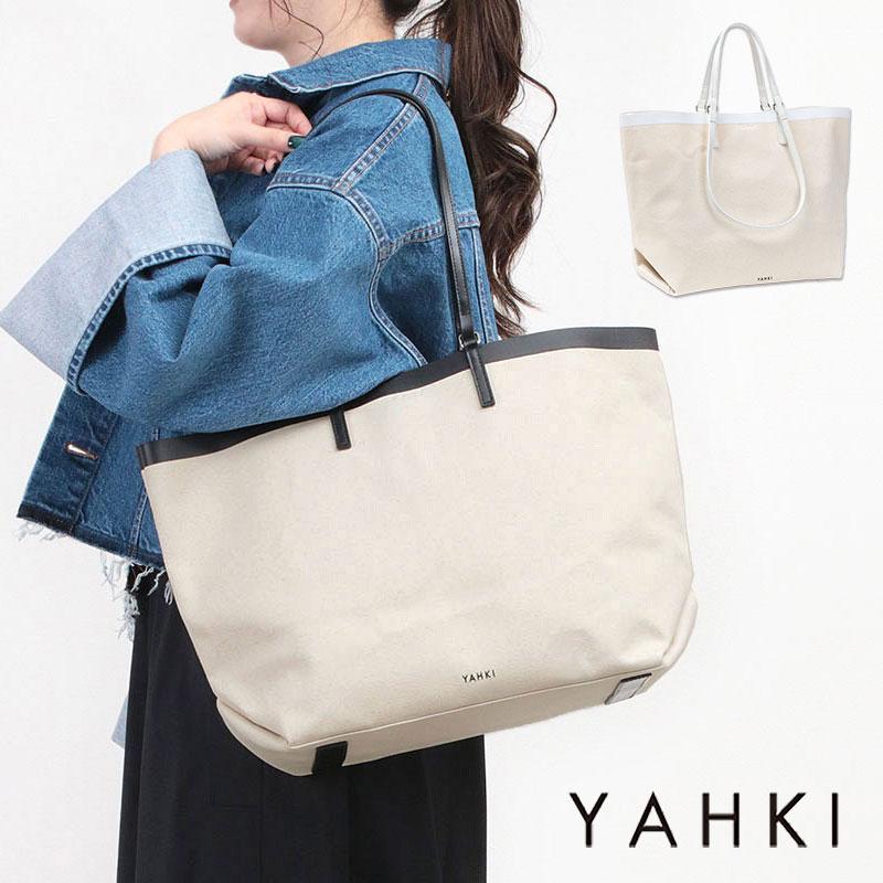 YAHKI ヤーキ 正規品 バッグ キャンバストート A4 横型 2 YAHKI ヤーキ 正規品 バッグ キャンバストート A4 横型 2