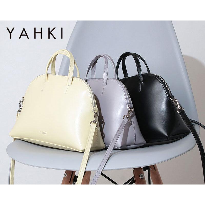 YAHKI（ヤーキ） ショルダーバッグ ラウンド型 2WAY YH-698 正規品 