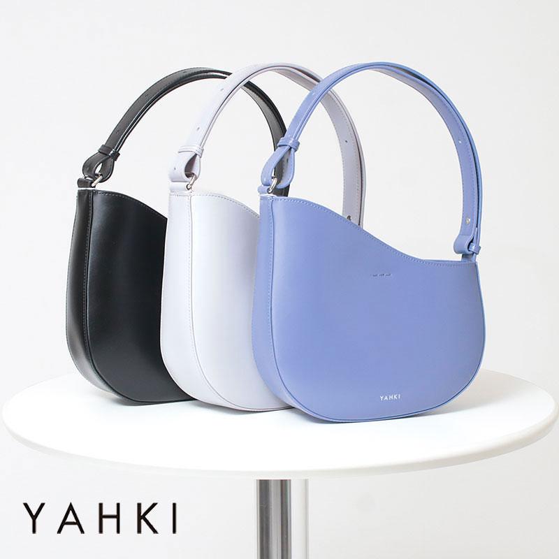 YAHKI（ヤーキ） ハーフムーンワンショルダー YH-709 正規品 : バッグ