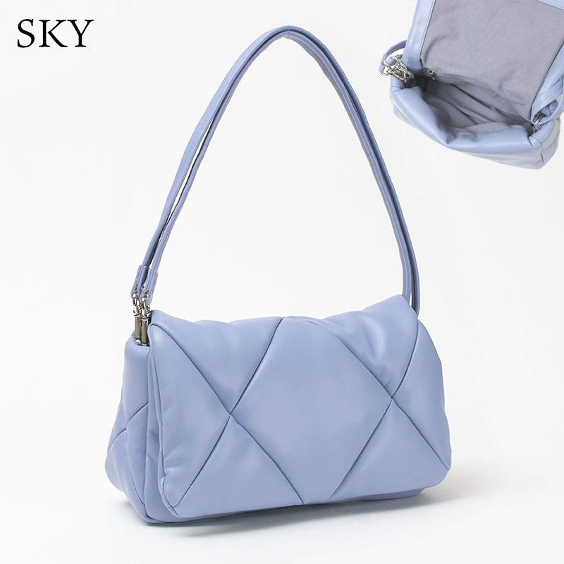 ykさん専用 SMOOTH LEATHER COMBINATION CLASP SHOULDER BAG (S)(FREE SIZE Black