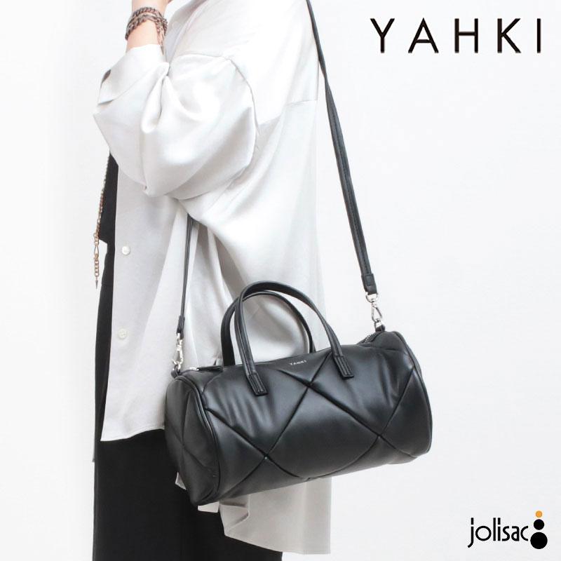 YAHKI（ヤーキ） フェイクレザーボストンバッグ YH-746 新作 正規品