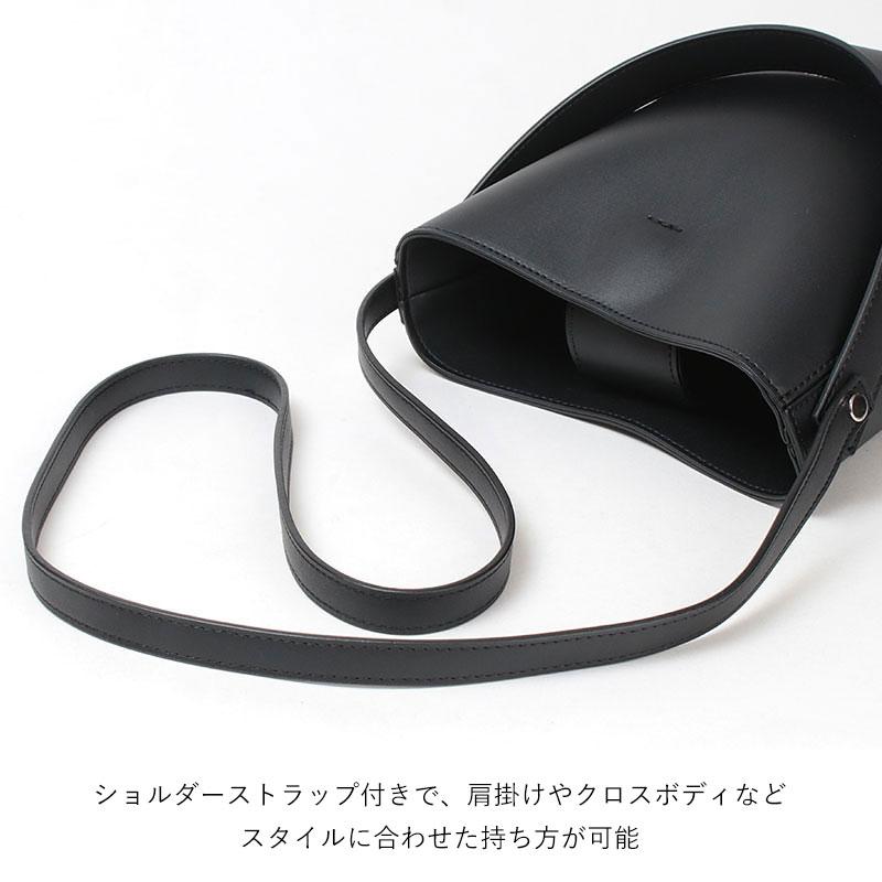 ★ 未使用　美品　ヤーキ　YAHKI　バケツ型ショルダーバッグ　レザー　本革　黒 YAHKI（ヤーキ） ショルダーバッグ バッグ バケツ型2WAY YH-770 軽い