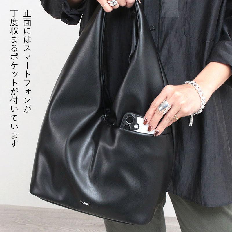 YAHKI（ヤーキ） トートバッグ フェイクレザー ワンショルダーバッグ