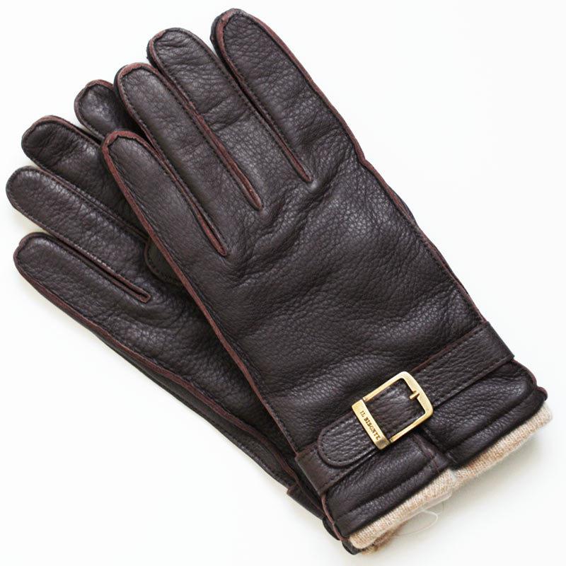 卸売 手袋 革 メンズ イルビゾンテ レザーグローブ メンズ手袋 Ilbisonte レザーグローブ 新品 ブラウン ベルト付き 財布 帽子 ファッション小物 Www Affaires Sociales Gouv Cg