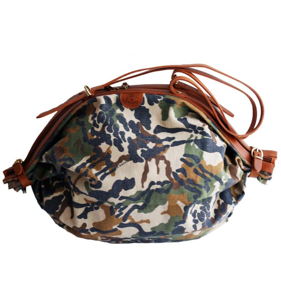 高い素材 Il Bisonte イルビゾンテ ショルダーバッグ ビッグサイズ カモフラ キャンバス地 レザー Safariシリーズ 新品 限定製作 Blog Lonolife Com