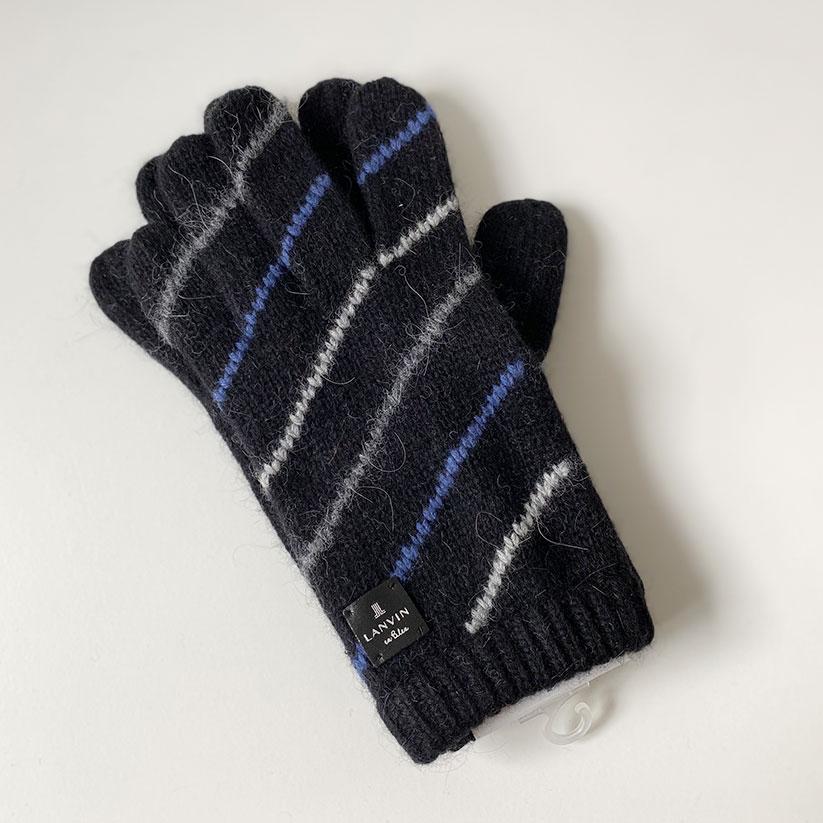 LANVIN en Bleu 【送料無料メール便】ランバンオンブルー メンズ 手袋