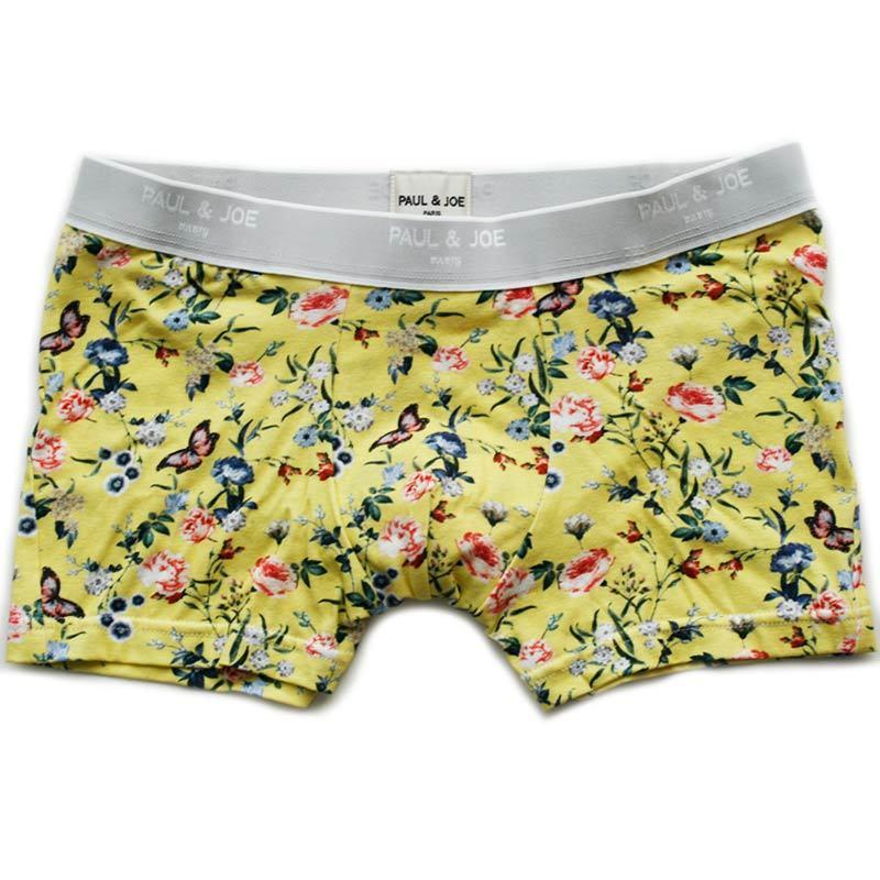 ポール ジョー メンズ ショートボクサーパンツ Flower Garden イエロー Mサイズ Pjmssbxfgye ジョリータイム 通販 Yahoo ショッピング