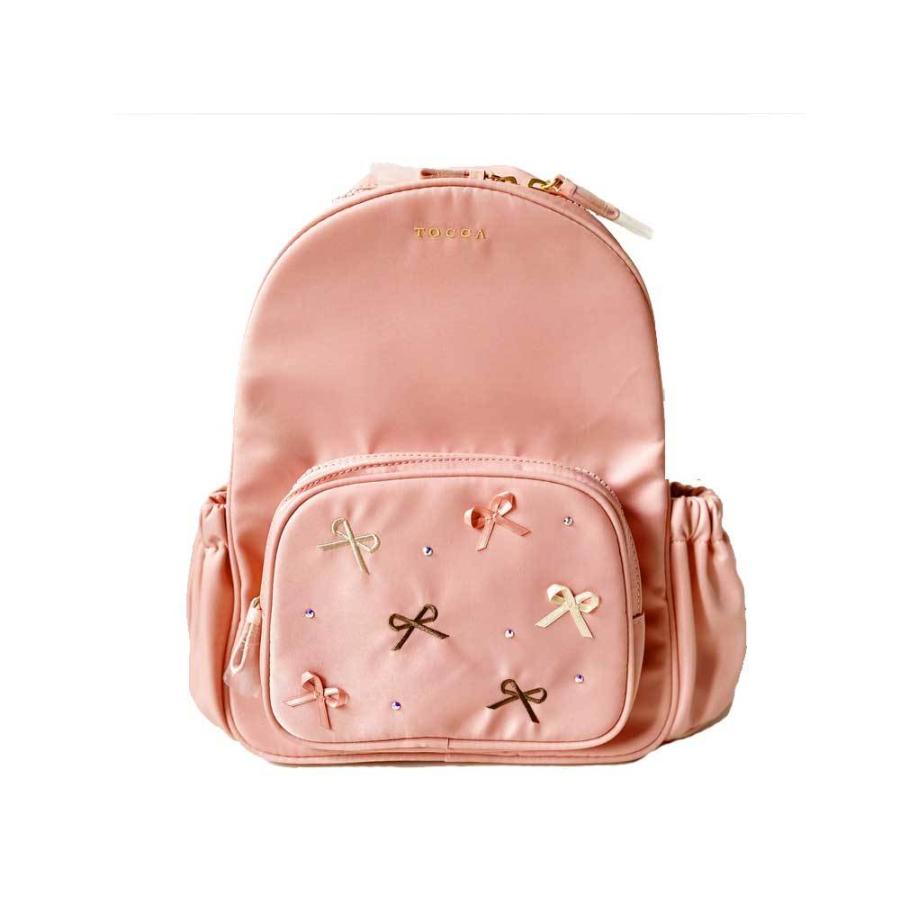 2021年春の トッカ TOCCA リボンリュック Ｓサイズ キッズ ピンク