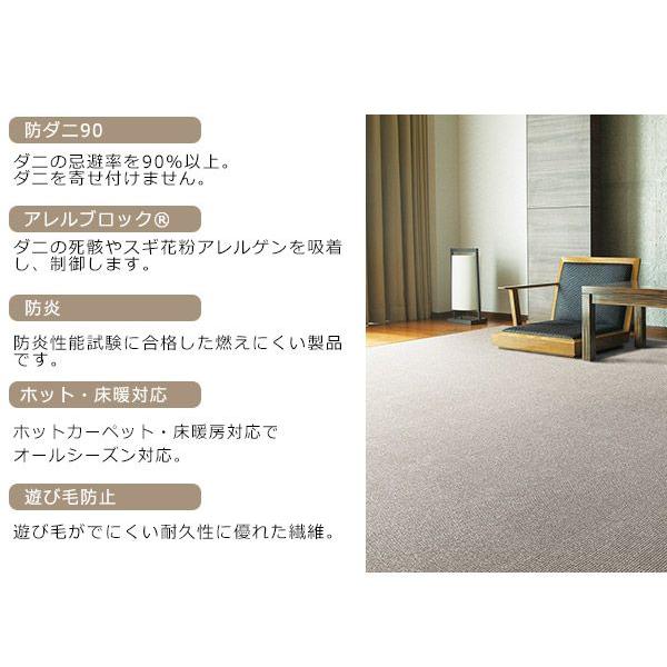 ラグマット カーペット 絨毯 じゅうたん pieceカーペット ヴィラ  10畳 352×440cm｜jonan-interior｜03