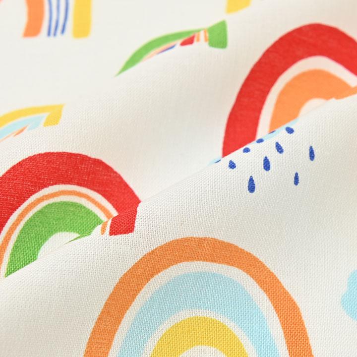 ランチョンマット 子供 小学校 おしゃれ 北欧 布 キッズランチョンマット 30×20cm レインボー 日本製 fabrizm 幼稚園 保育園 ティーマット 吸水 爆買 | fabrizm | 08