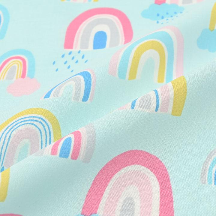 ランチョンマット 子供 小学校 おしゃれ 北欧 布 キッズランチョンマット 30×20cm レインボー 日本製 fabrizm 幼稚園 保育園 ティーマット 吸水 爆買 | fabrizm | 09