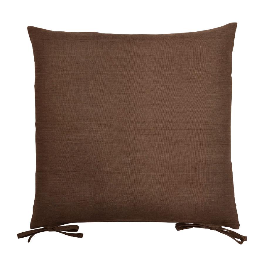 シートクッションカバー 椅子用 クッションカバー 座布団カバー ひも付き 45×45cm つむぎ 日本製 fabrizm いす用 ダイニングチェア用 爆買 | fabrizm | 10