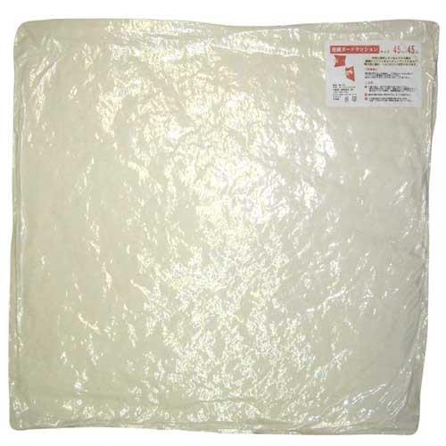 ヌードクッション クッション 中身 圧縮 45×45 45角 ポリエステルわた 帝人クリスター 400g入 日本製 fabrizm 中材 中綿 背当てクッション | fabrizm | 01