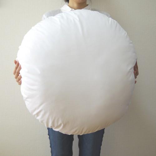 ヌードクッション クッション 中身 座布団 圧縮 丸型 65 直径65cm ポリエステルわた 帝人クリスター 700g入 日本製 fabrizm 中材 中綿 背当て 円形 爆買 | fabrizm | 01