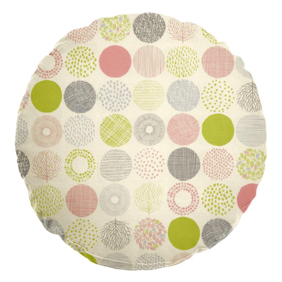 クッションカバー 中身付き 丸型 65 北欧 直径65cm用 モーリー＆ポリエステルわたヌードクッション 日本製 fabrizm 背当てカバー 爆買 | fabrizm | 10